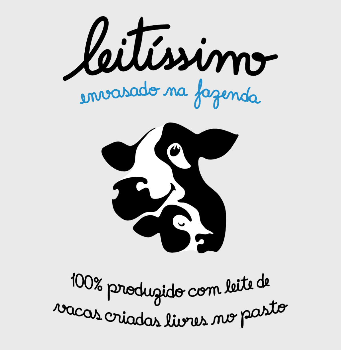 Logo da marca Leitíssimo | Naming e Design de marca assinado pela Brandium