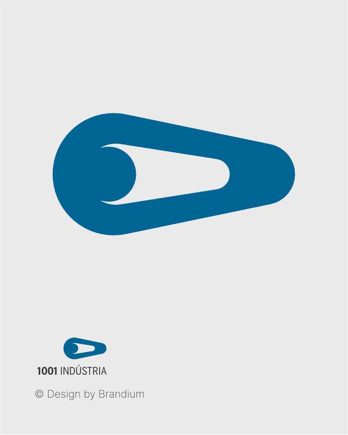 "1001 Industry" Logo. Brand Design.
