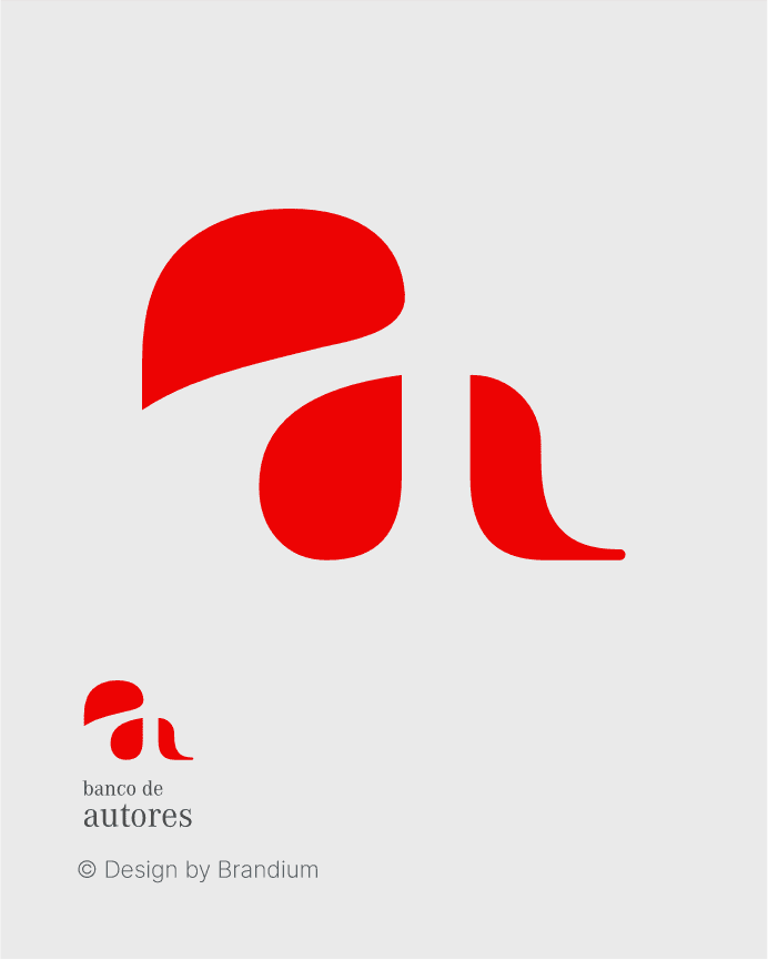Logo Banco de Autores. Brand design