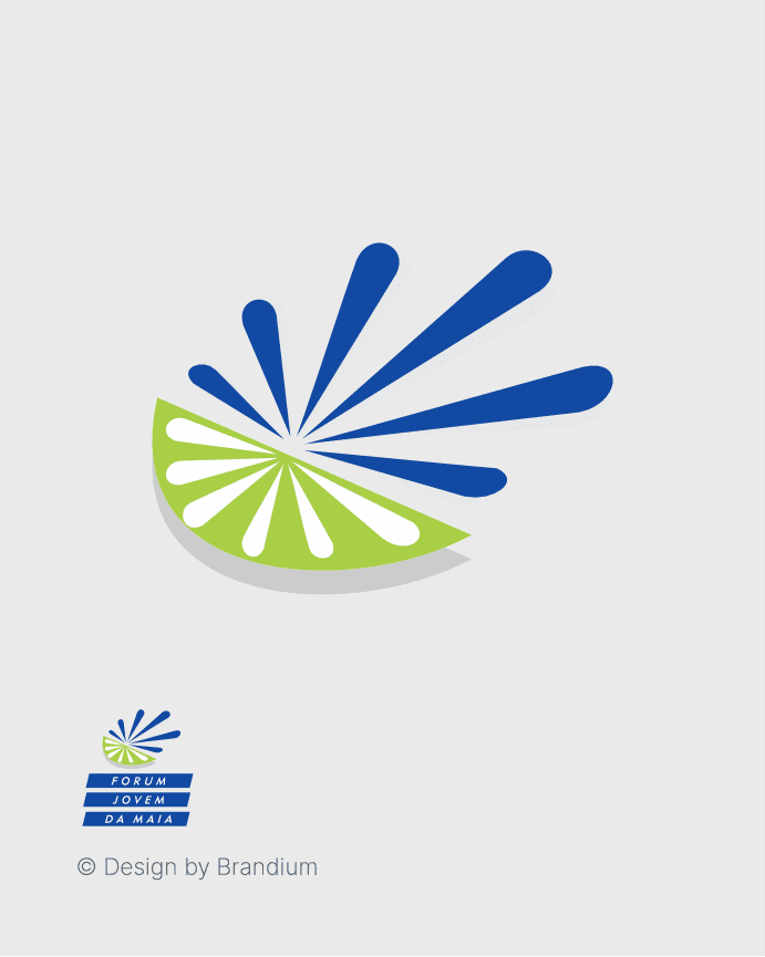 Forum Jovem da Maia Logo. Brand Design.