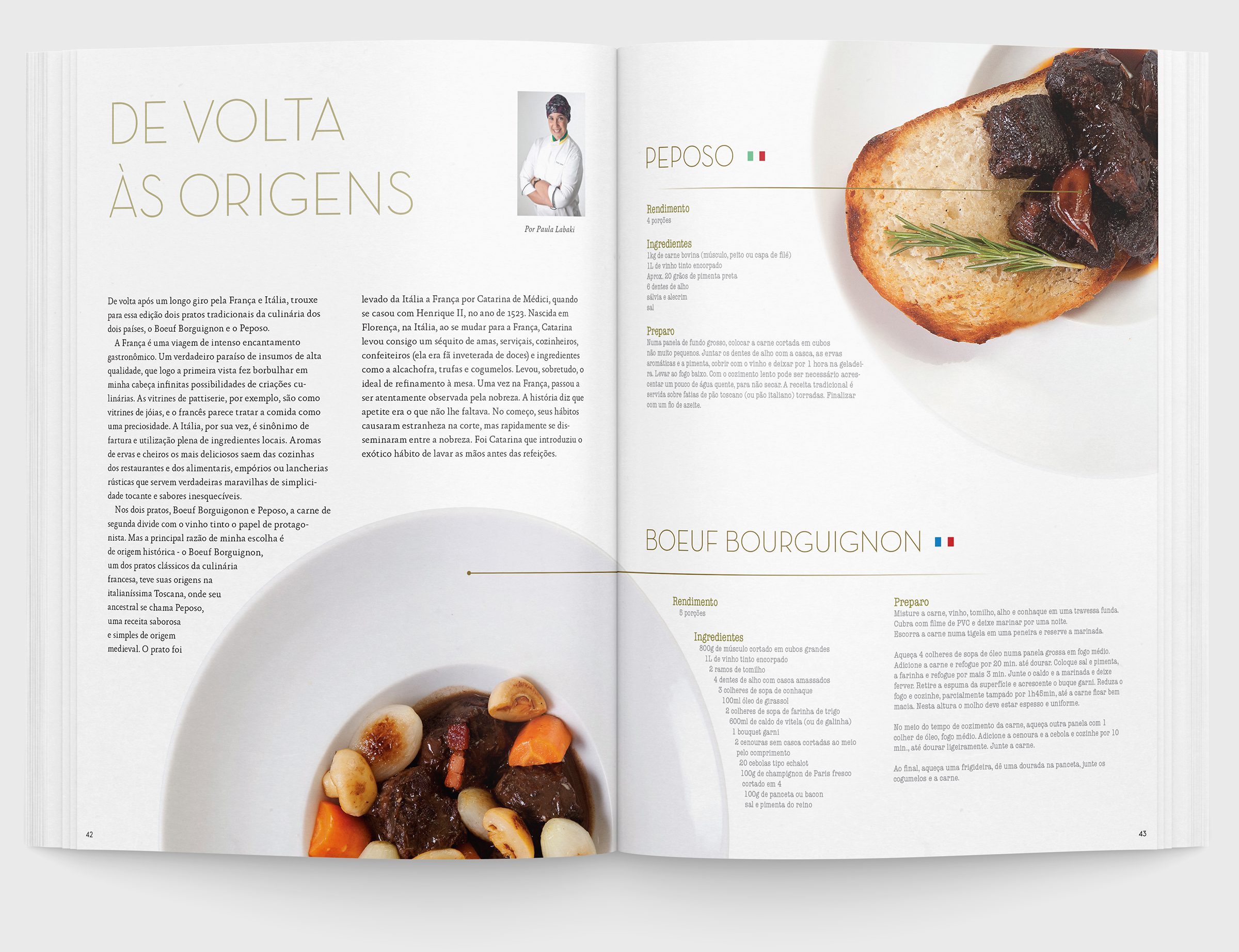 Página Dupla da matéria "De volta às origens" da Revista "Wine Not?" feita pela Brandium no âmbito do projeto de Identidade Visual