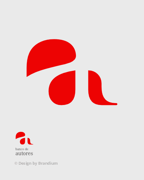 Design da marca Banco de Autores | Assinado pela Brandium