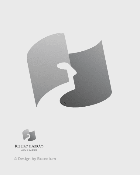 Design da marca Ribeiro e Abraão Advogados | Assinado pela Brandium