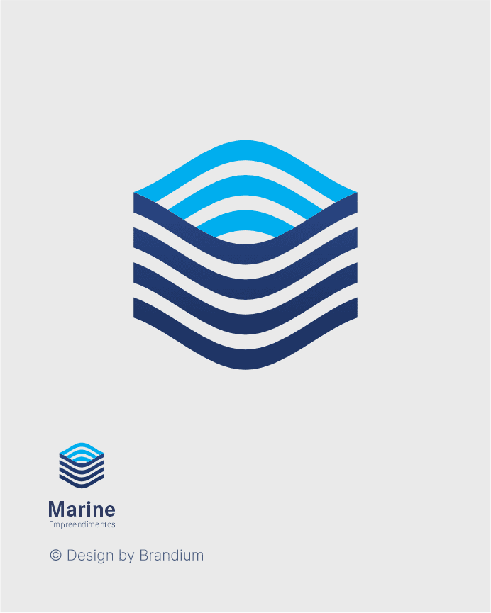Marine Enterprises Logo. Brand Design.