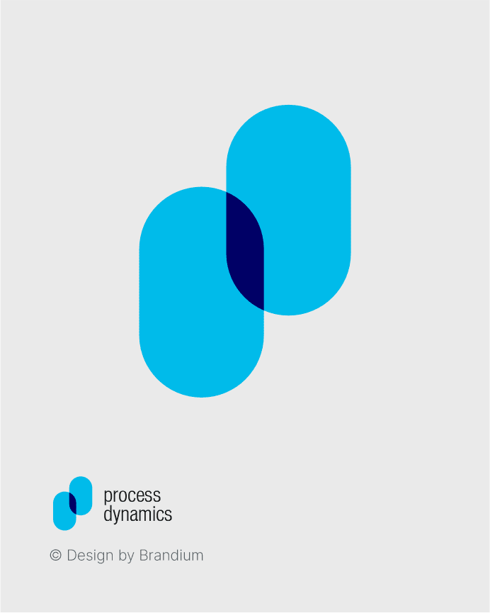 Process Dynamics Logo. Brand Design.