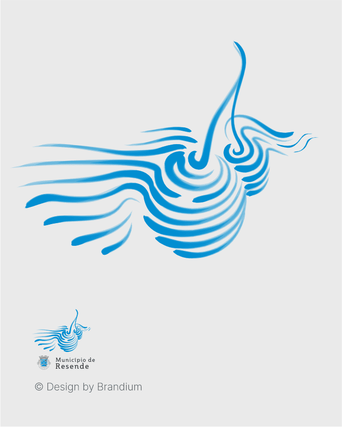 Resende Municipality Logo. Brand Design.