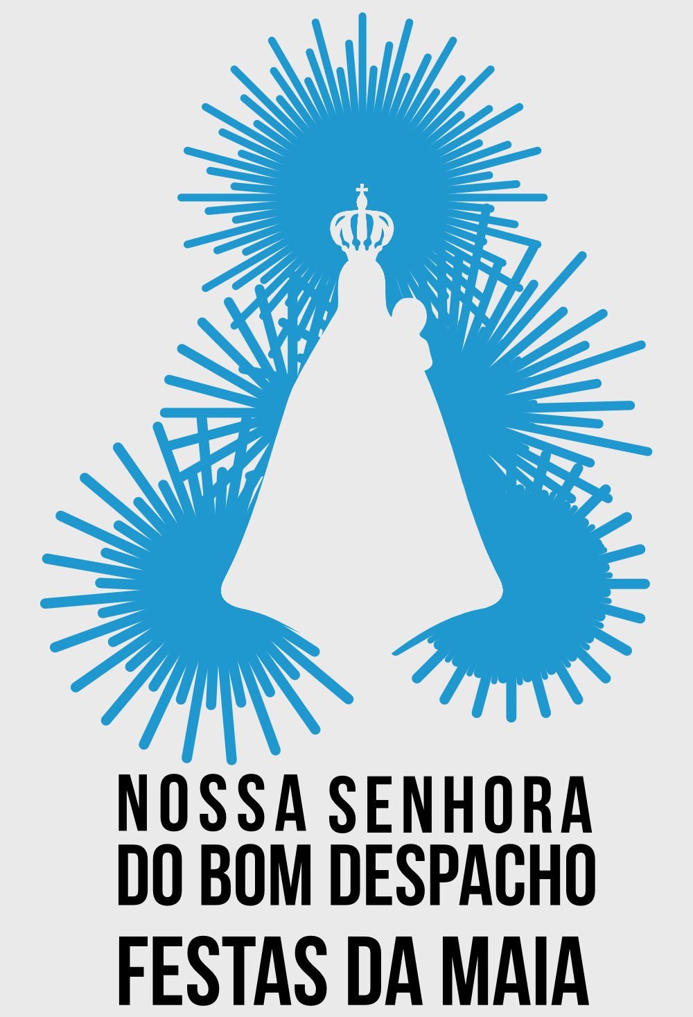 Marca das Festas da Maia, Nossa Senhora do Bom Despacho | Design assinado pela Brandium