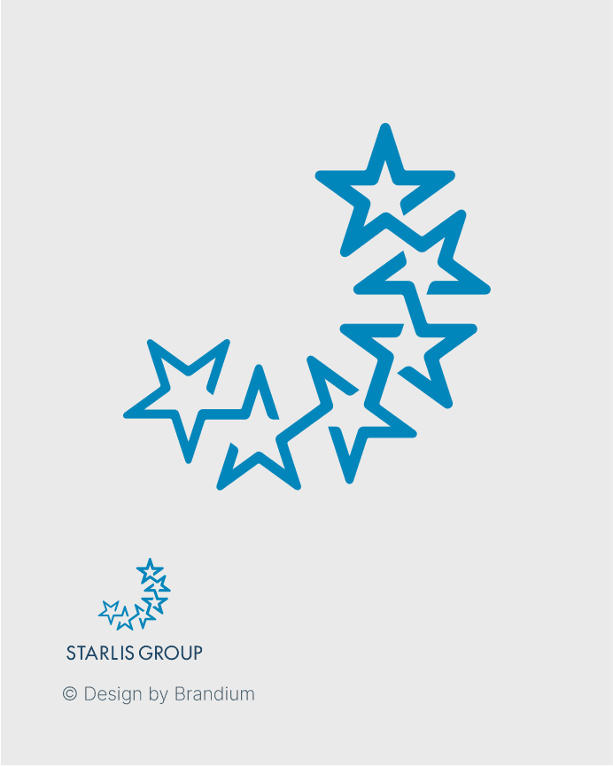 Starlis Group Logo. Brand Design.