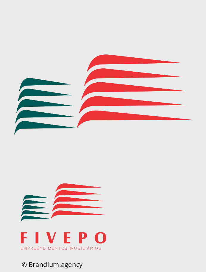 Fivepo Real Estate. Logo Design.