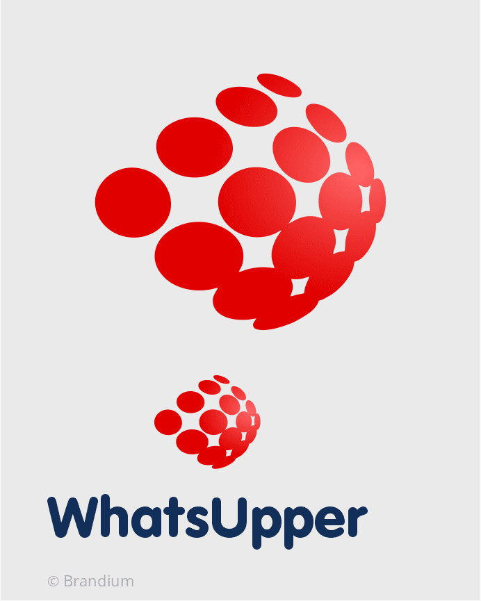 WhatsUpper. Logo Design.