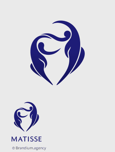 Design da marca Matisse (Studio Odontologico) criado pela Brandium