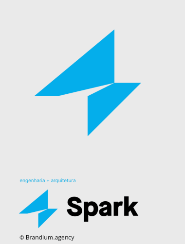 Design da marca Spark criado pela Brandium