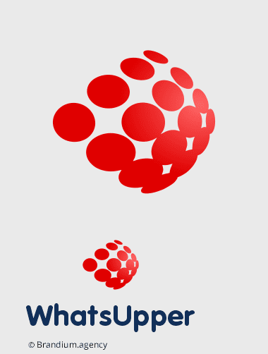 Design da marca Whatsupper criado pela Brandium
