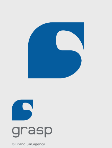 Design da marca Grasp criado pela  Brandium