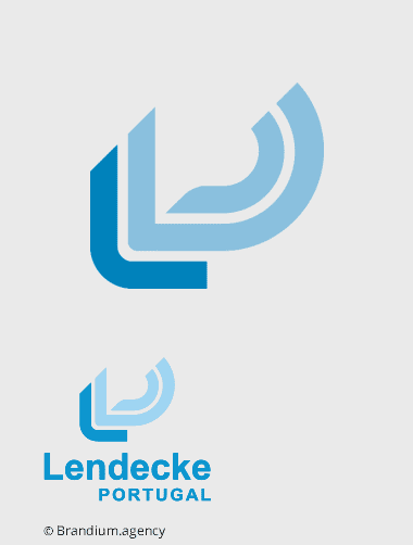 Design da marca Lendeck criado pela  Brandium