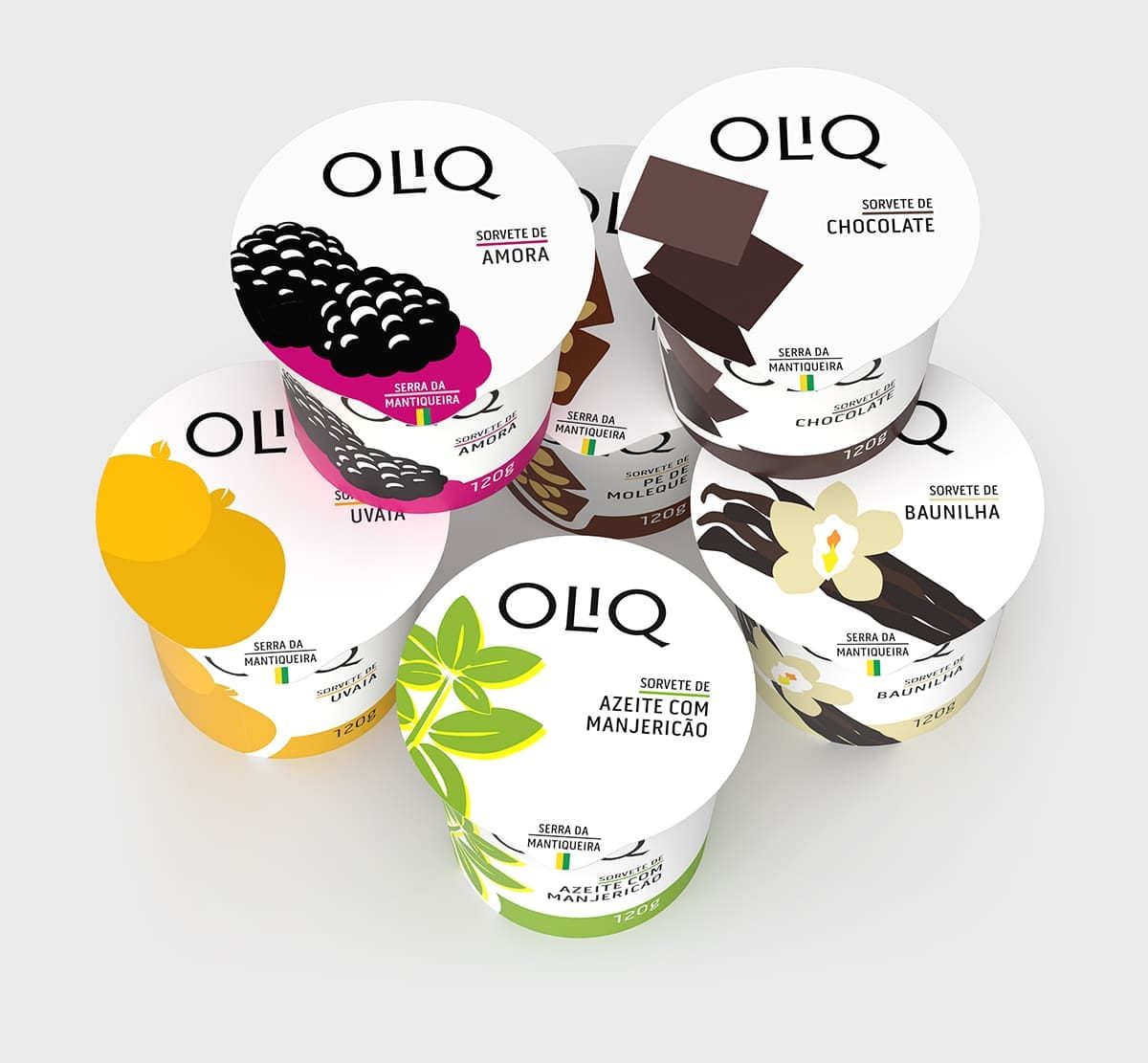 Top View: Oliq Artisan Ice Cream Line