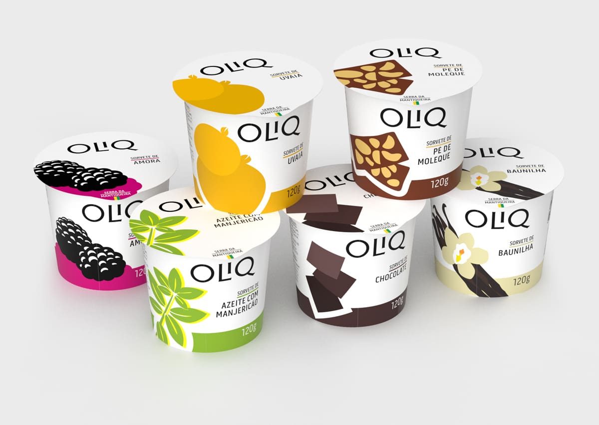 Linha de Sorvetes Artesanais Oliq