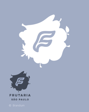 Frutaria São Paulo logo redesigned as part of a brand redesign and visual identity project