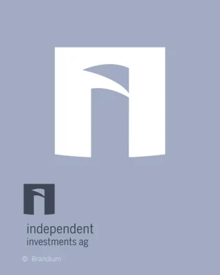 Marca da Independent Investments AG desenvolvido no projeto de design de marca e identidade visual