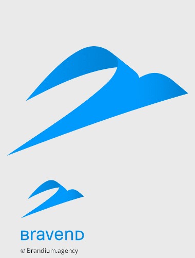 Naming e Design da marca Bravend criado pela Brandium