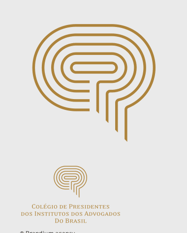 Design da marca do Colégio de Presidentes dos Institutos dos Advogados do Brasil criado pela Brandium