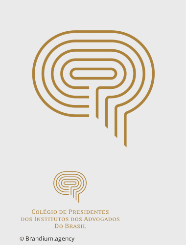 Design da marca do Colégio de Presidentes dos Institutos dos Advogados do Brasil criado pela Brandium