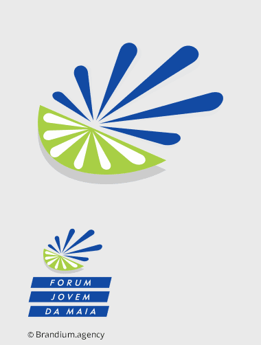 Projeto de design de marca desenvolvido pela Brandium (Licinio Anjos) para o Forum Jovem da Maia. Maia, Portugal.