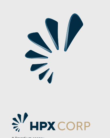 Design da marca HPX CORP e CAPITAL PARTNERS criado pela Brandium