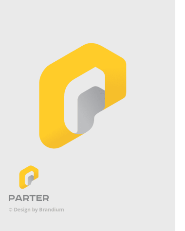 Logo da marca "Parter". Naming e Design assinado pela Brandium