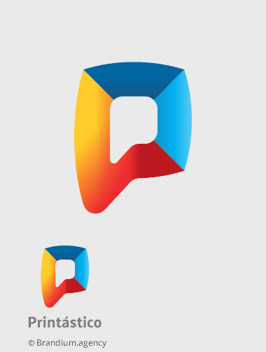 Design da Marca Printástico criado pela Brandium
