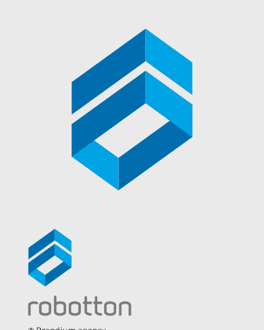 Design da marca Robboton criado pela Brandium