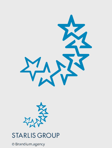 Naming e Design da marca Starlis criado pela Brandium