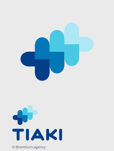 Design da marca Tiaki criado pela Brandium