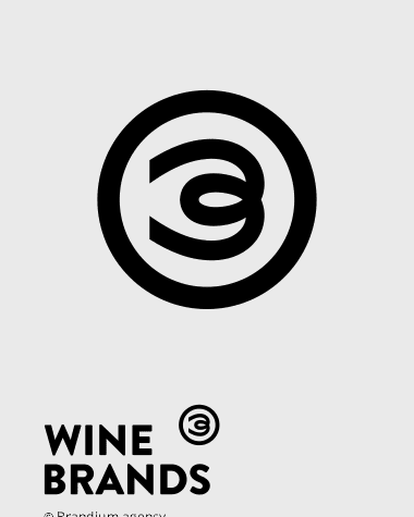 Redesign da marca Wine Brands (2018) criado pela Brandium